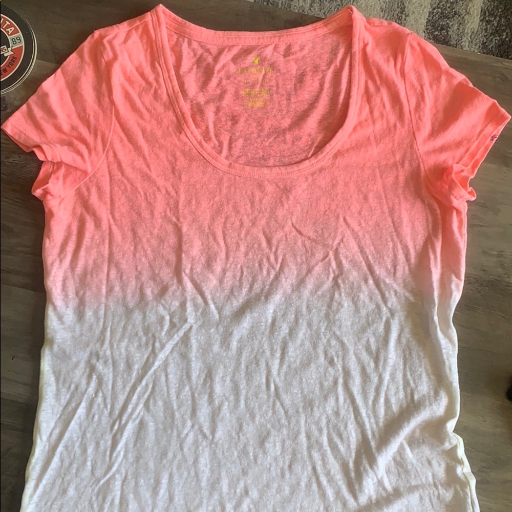 Orange-Pink ombré t shirt
